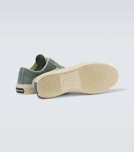 Tom Ford Cambridge leather-trimmed suede sneakers 7