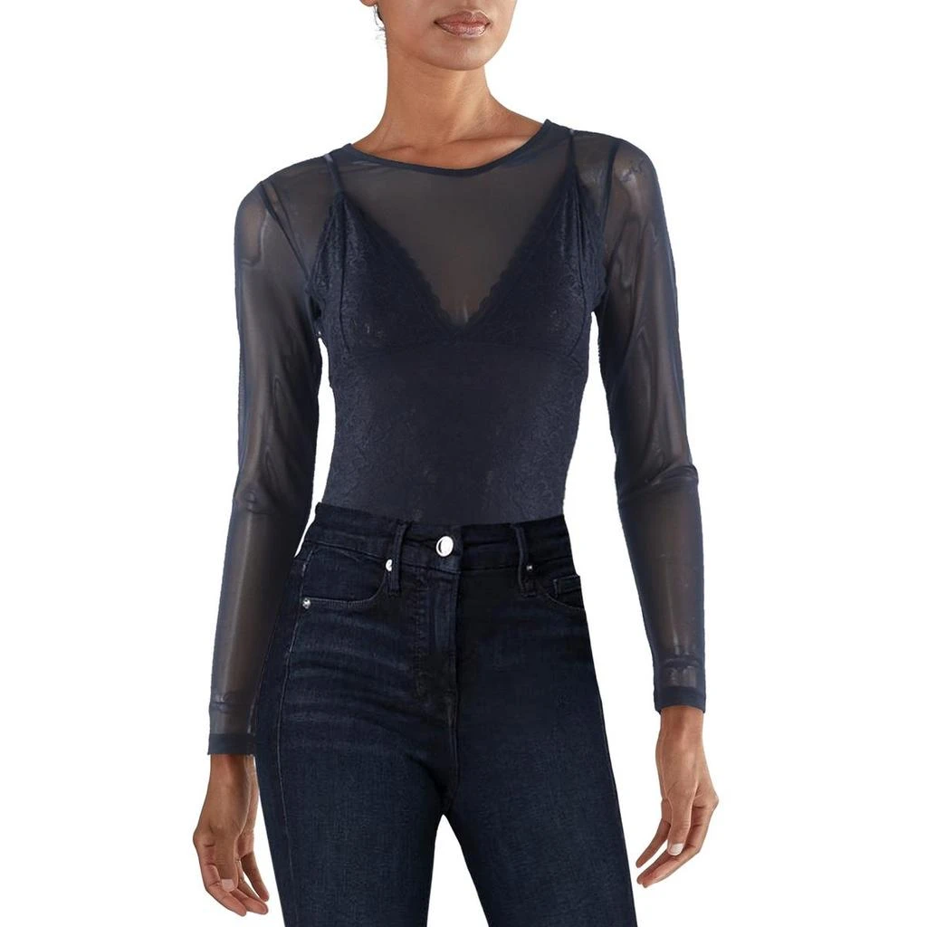 ALL SAINTS Womens Layered Lace Bodysuit 1