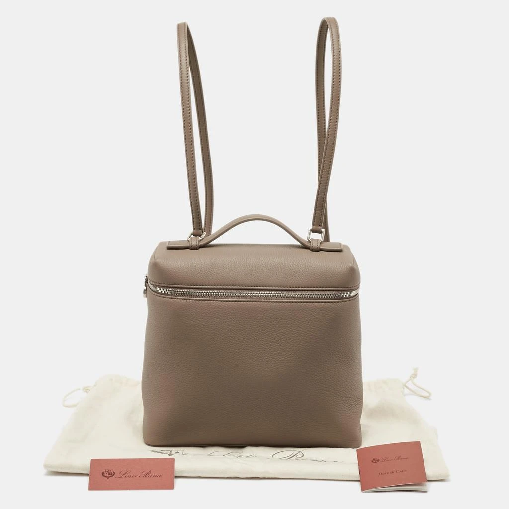 Loro Piana Loro Piana Beige Leather Extra Pocket L23 Backpack 10