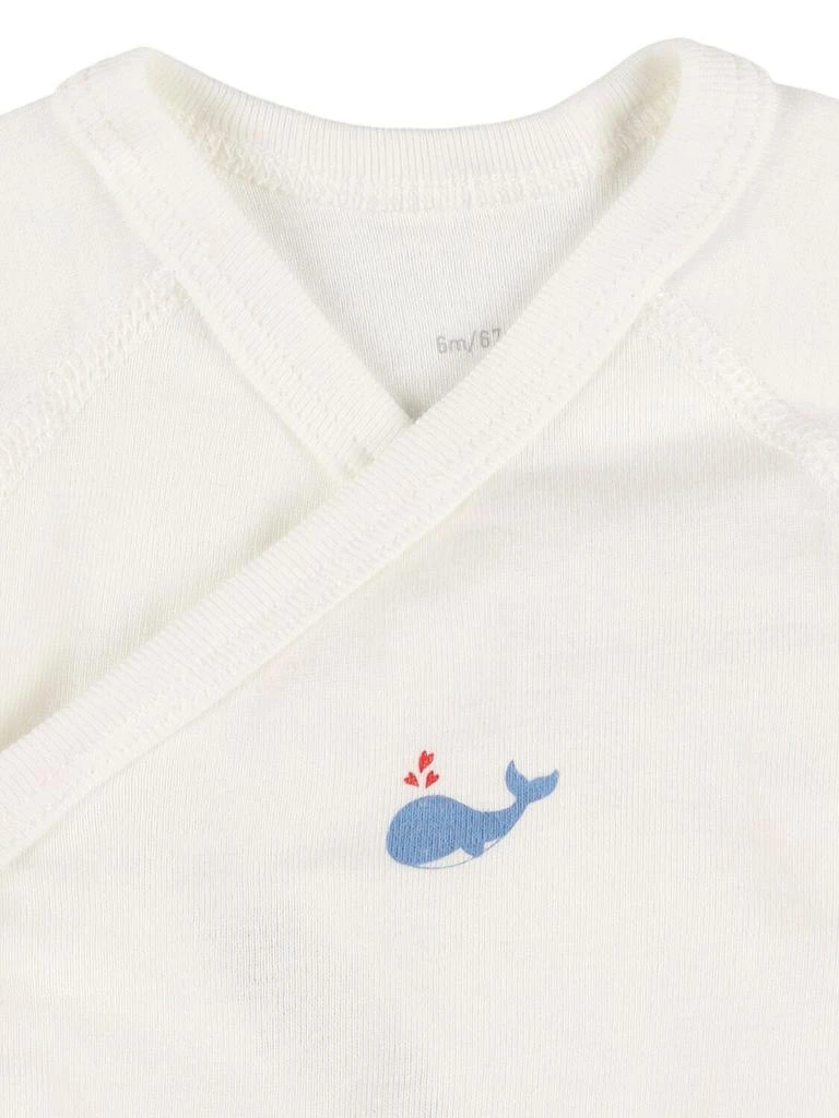PETIT BATEAU Set Of 3 Cotton Jersey Bodysuits 1