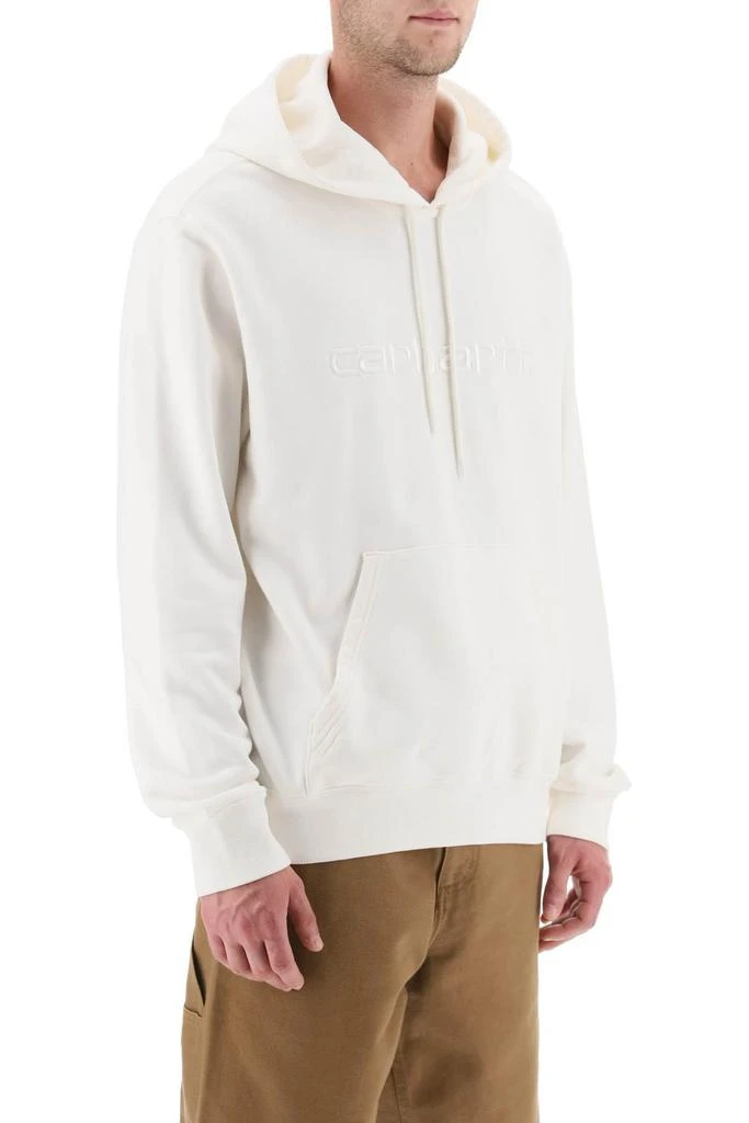 Carhartt WIP Carhartt WIP Logo Embroidered Drawstring Hoodie 2