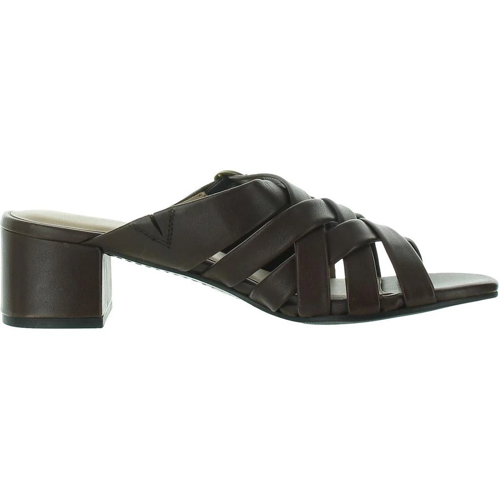 Trotters Womens Woven Leather Mule Sandals 5