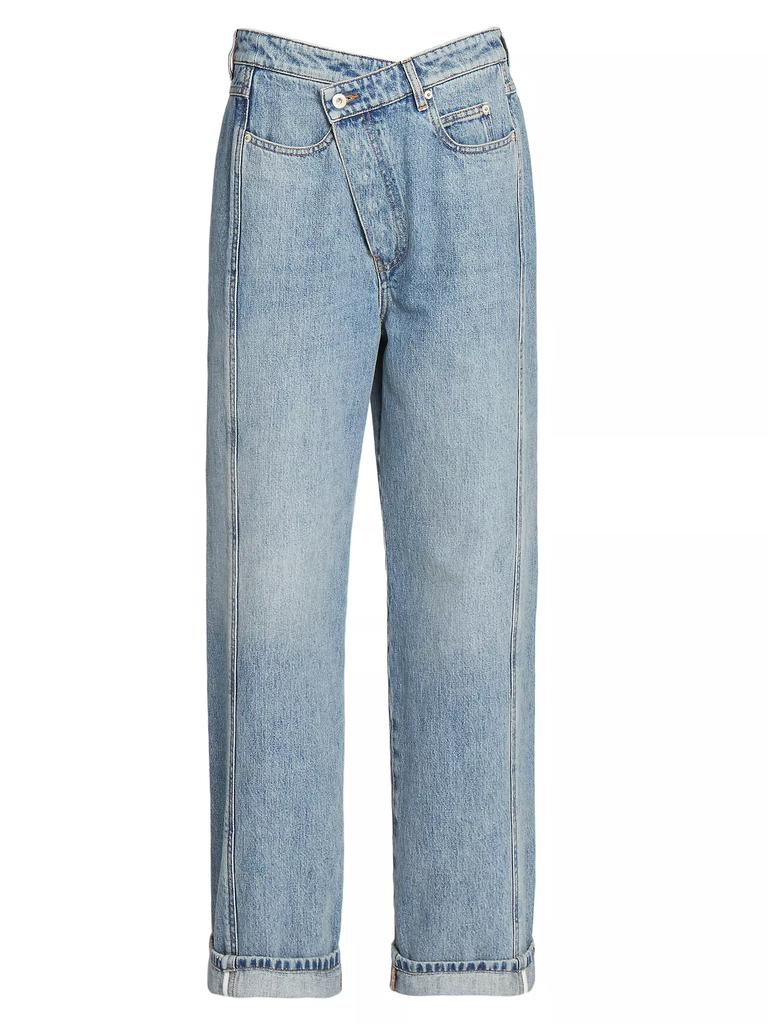 LOEWE Deconstructed Straight-Leg Jeans