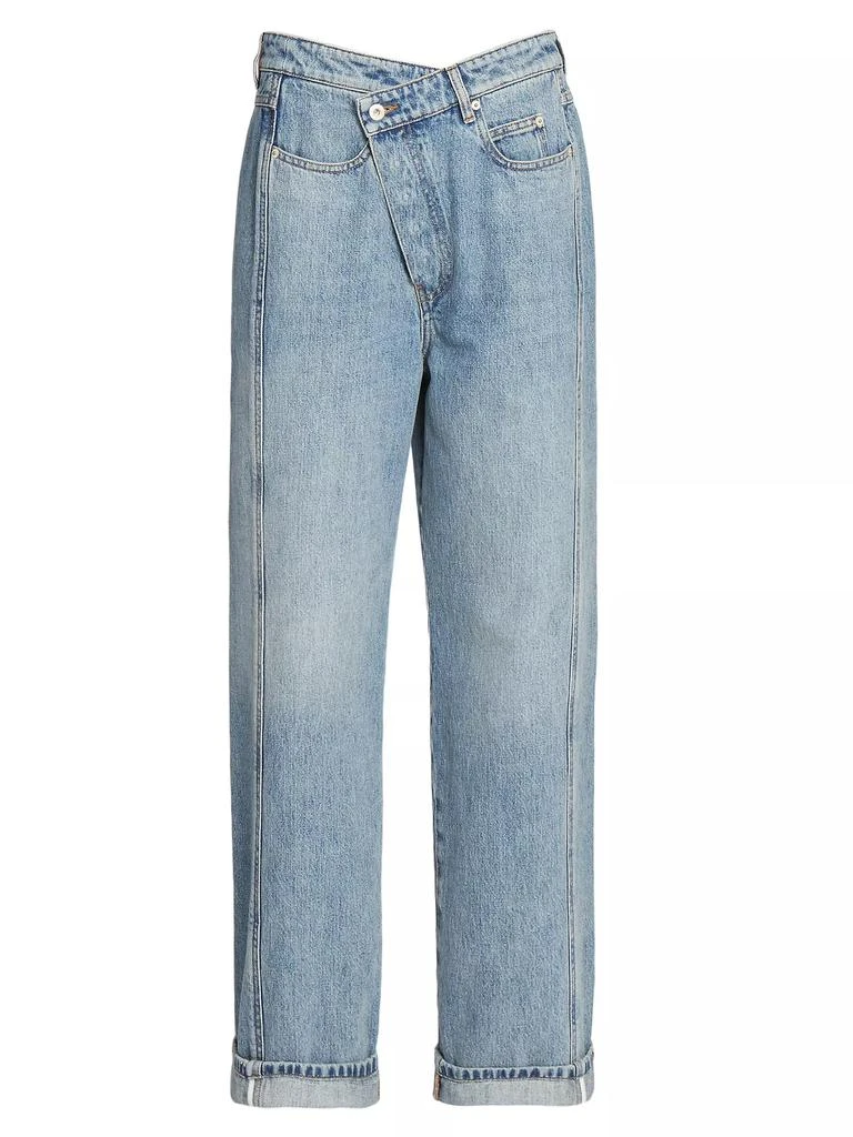Loewe Deconstructed Straight-Leg Jeans 1