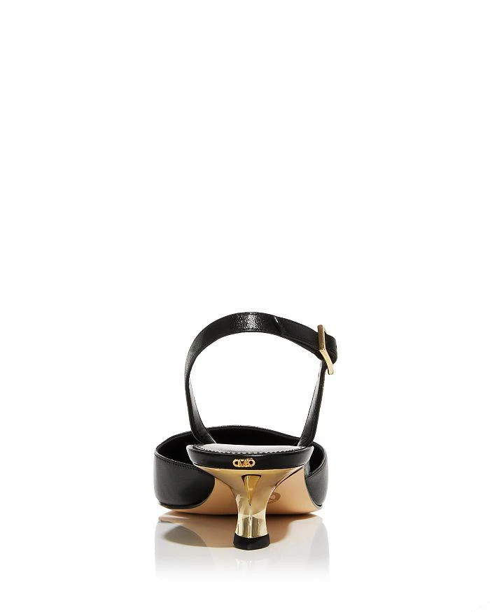 Michael Kors Michael Kors Women's Luna Slingback Kitten Heel Pumps 5