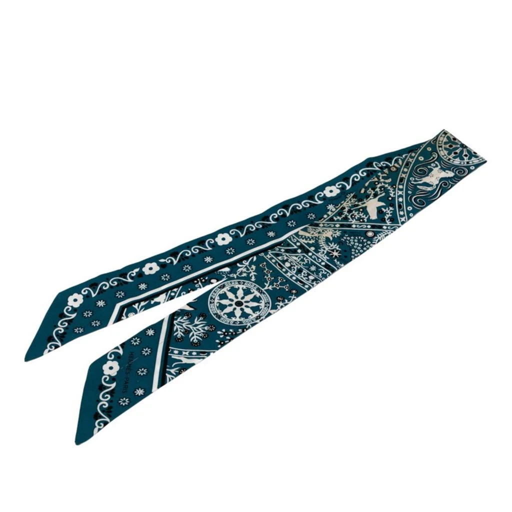 Hermes blue Silk Scarf (Pre-Owned)