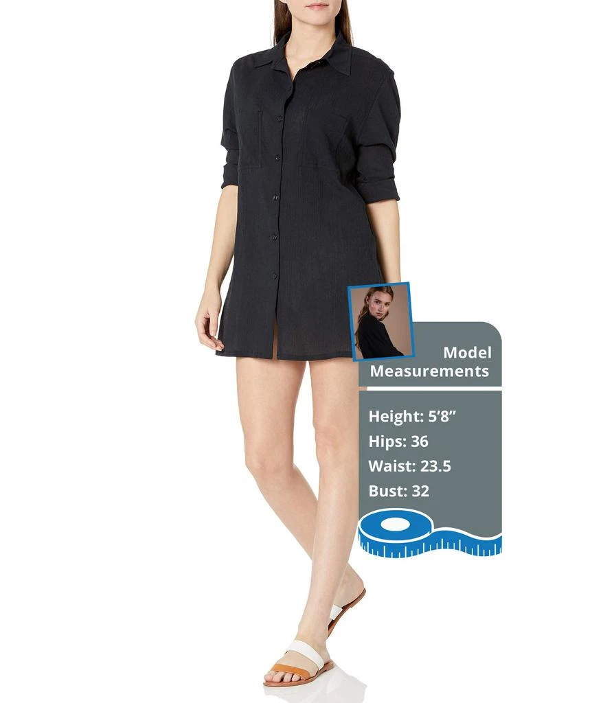 La Blanca Island Fare Camp Shirt Cover-Up 2