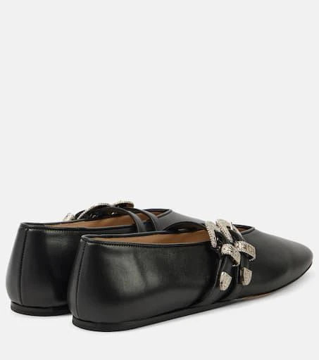 Le Monde beryl Claudia leather ballet flats 3