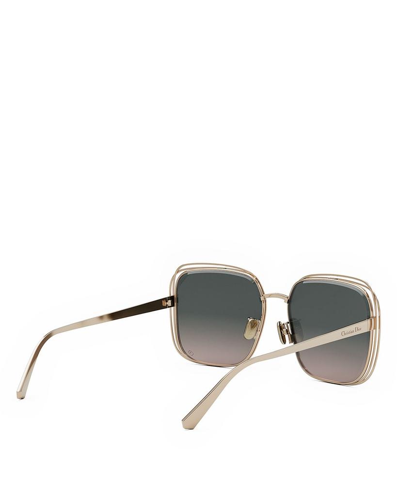 Christian dior unisex squared 58mm sunglasses on sale