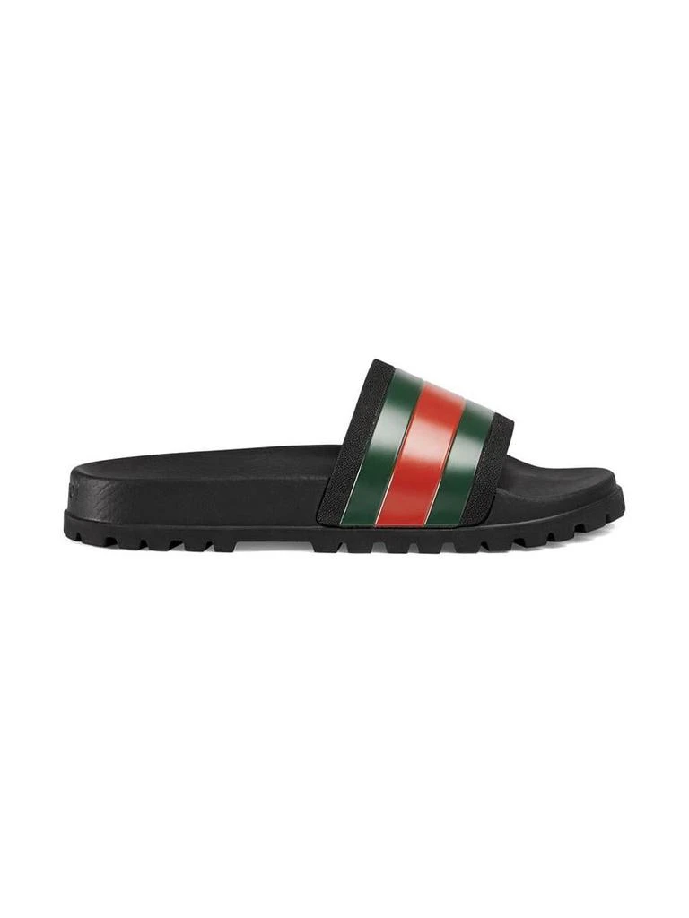 Gucci Gucci Web Detail Pool Slides 1