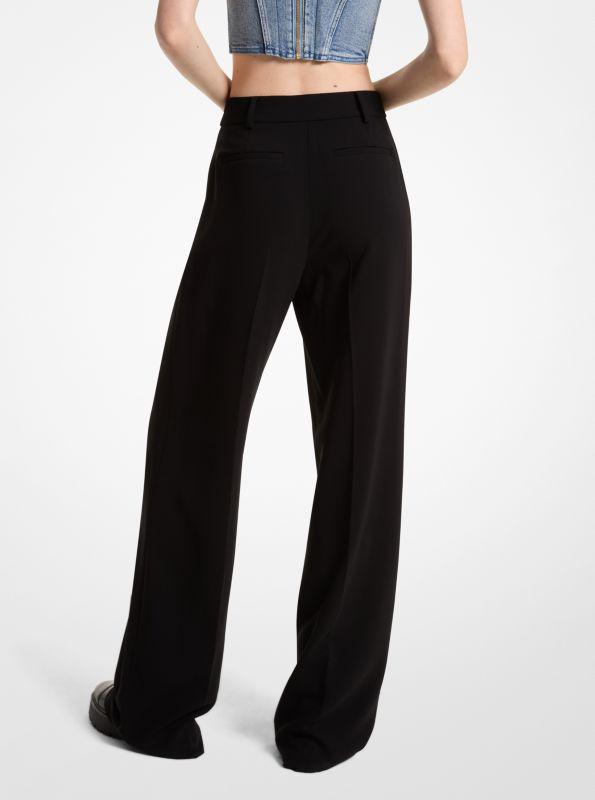 Michael Kors Crepe Wide-Leg Pants