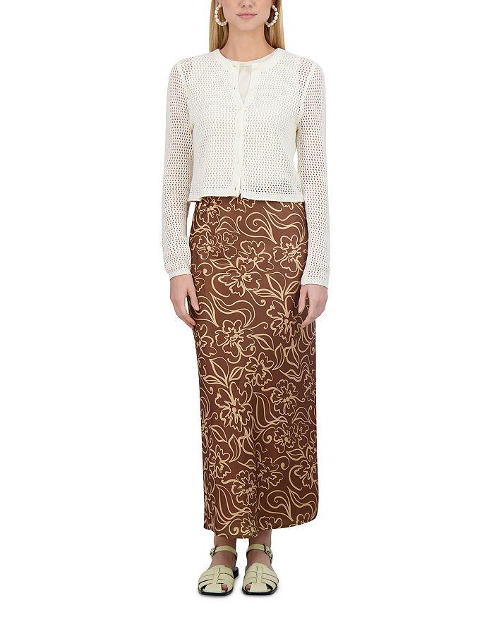 Point Satin Slip Skirt
