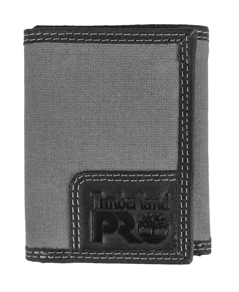 Timberland Men
s Whitney Canvas Trifold Wallet