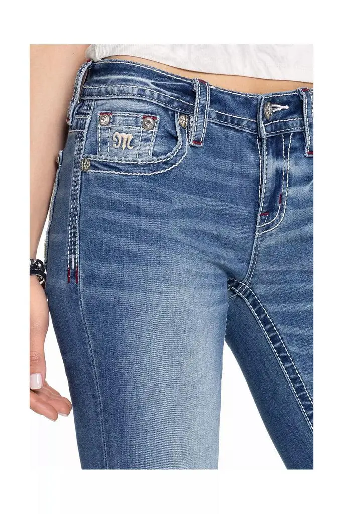 Miss Me Miss Me Maven Logo Bootcut Jean 5