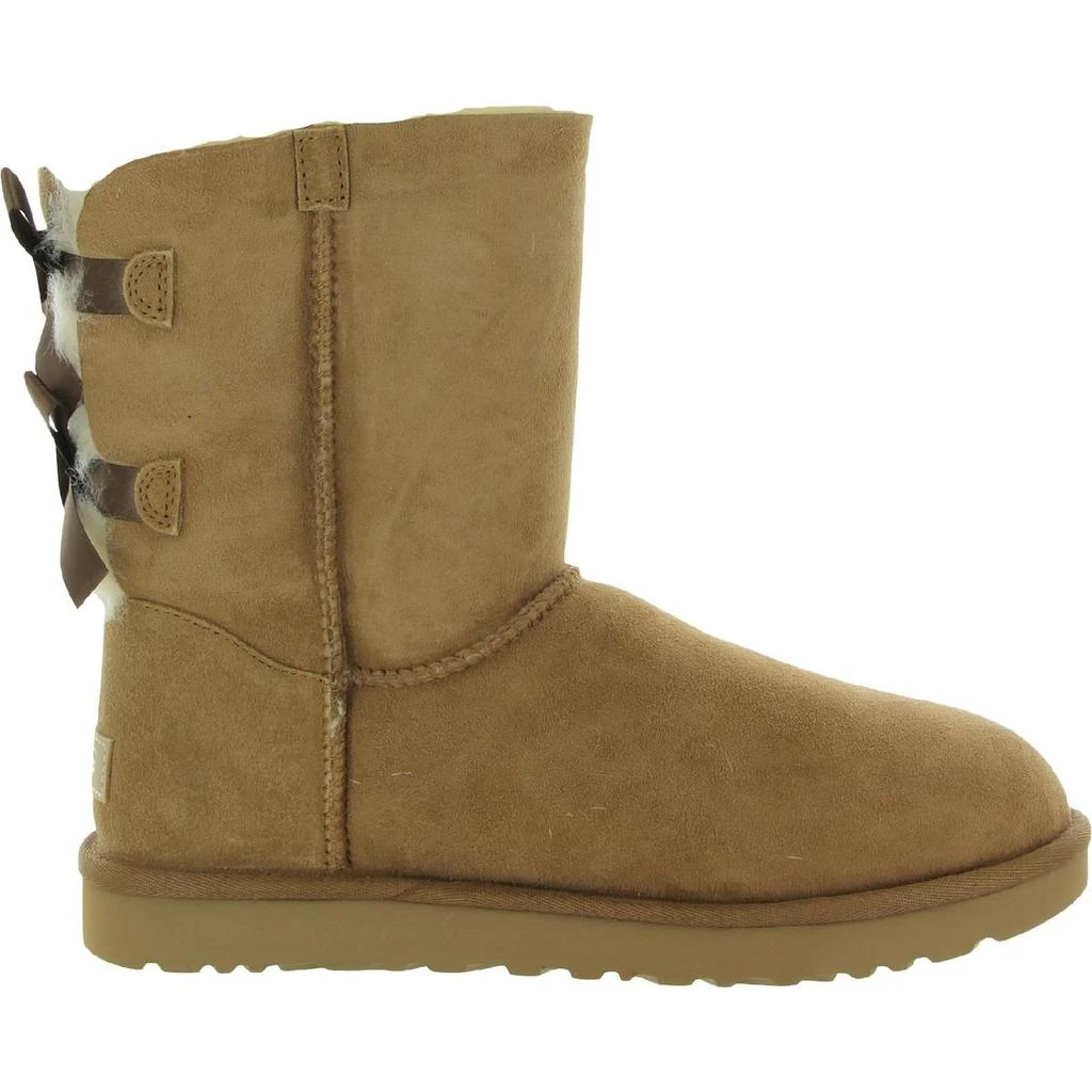 UGG Bailey Bow II Womens Suede Shearling Winter Boots 3