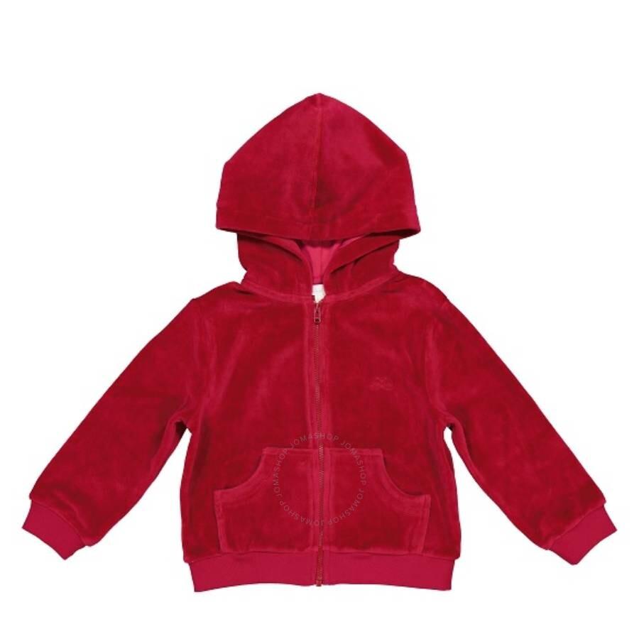 Marie Chantal Kids Logo Printed Kangaroo Pocket Hoodie