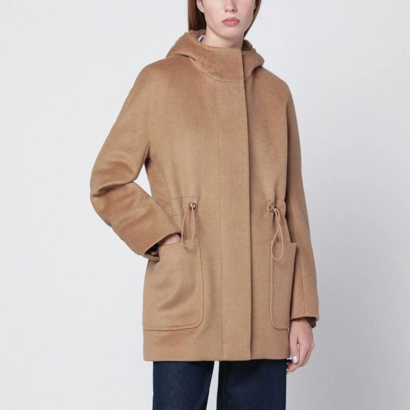 Max Mara Beige zibeline camel parka 1