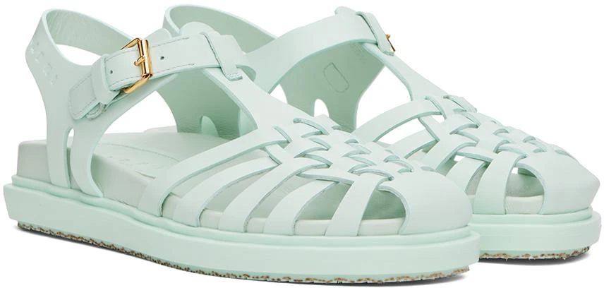 Marni Blue Fisherman Fussbett Sandals 4