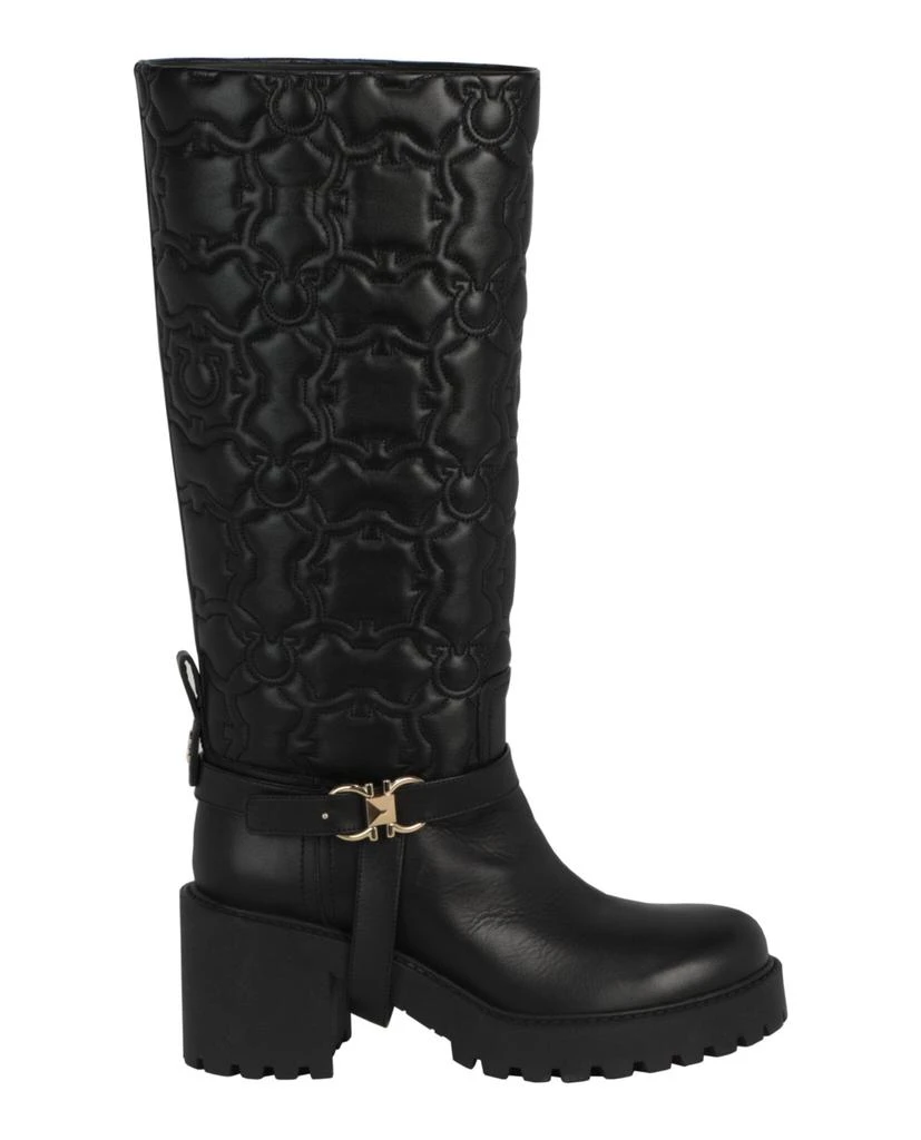 Salvatore Ferragamo Shiran Knee-High Leather Boot