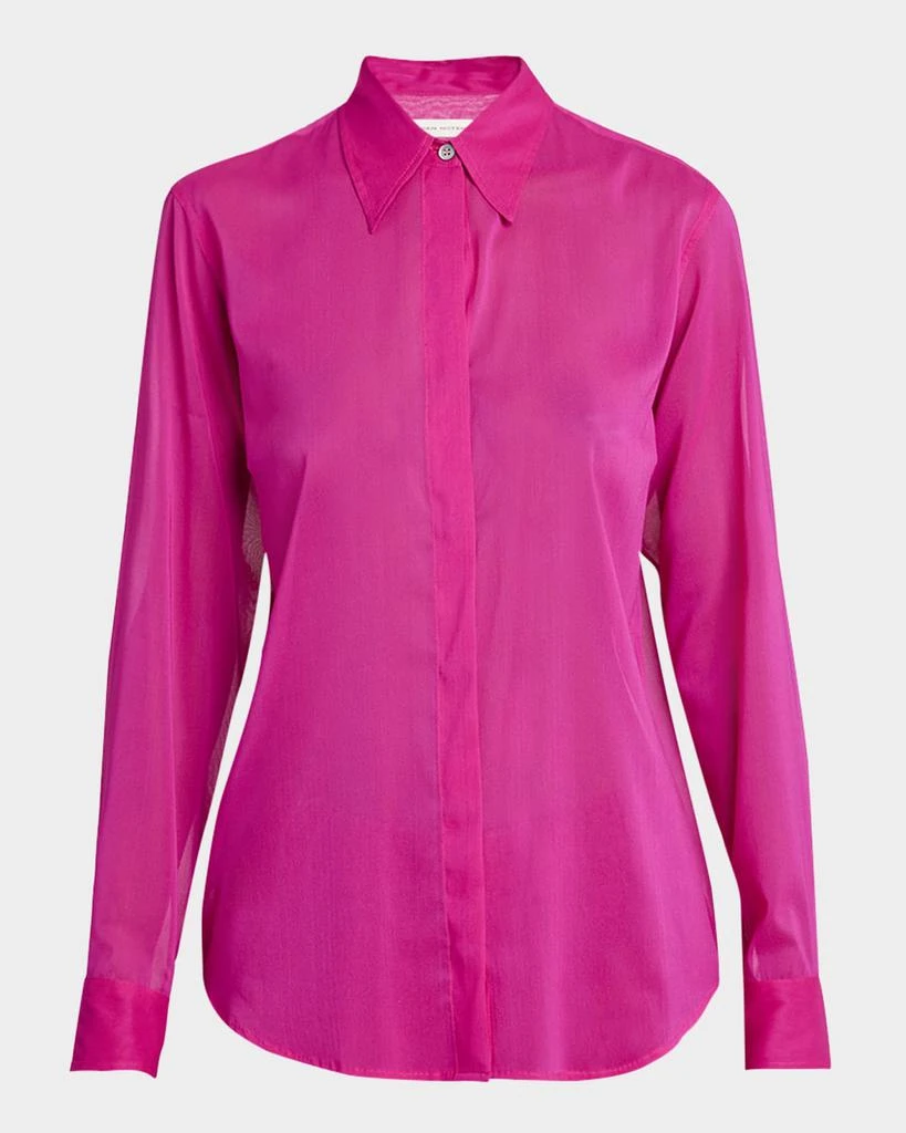 Dries Van Noten Chowy Silk Button-Down Shirt 1
