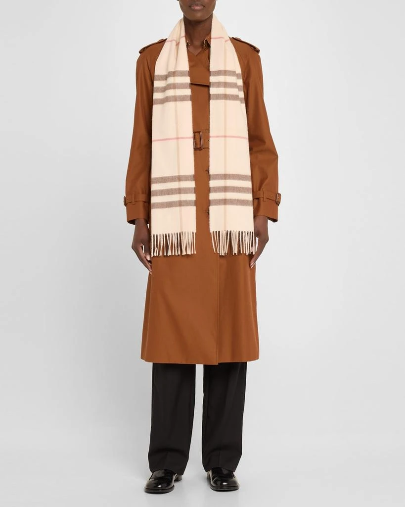 Burberry Giant Check-Print Cashmere Scarf 2