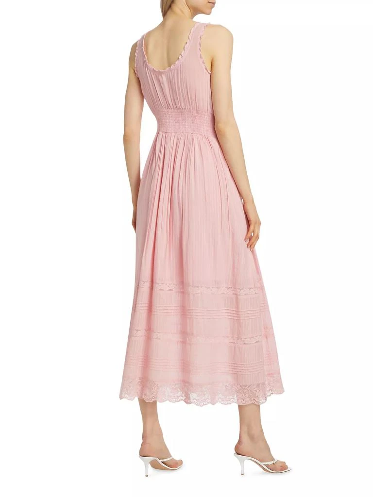 LOVESHACKFANCY Wishing Well Victori Santelle Midi-Dress 5