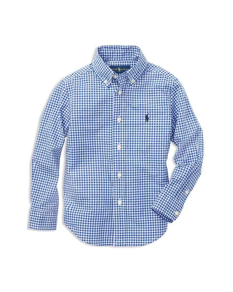 Ralph Lauren Boys' Gingham Cotton Poplin Shirt - Little Kid, Big Kid 1