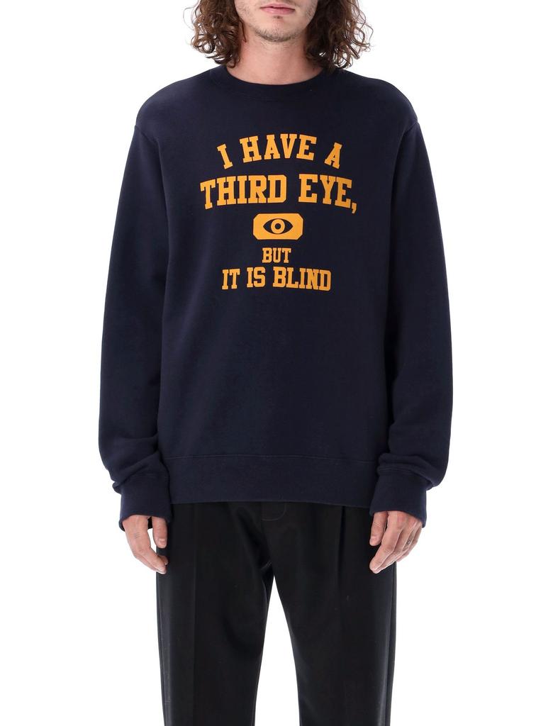 UNDERCOVER Undercover Slogan Printed Crewneck Sweatshirt