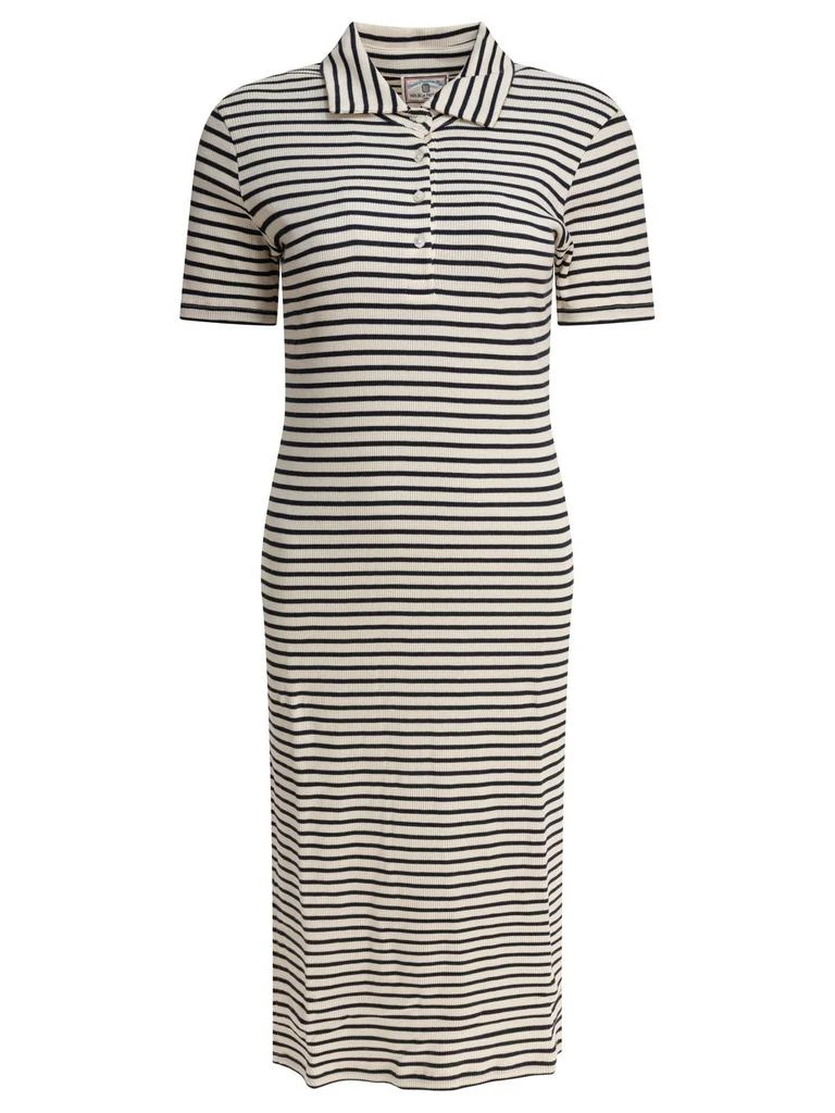 INES DE LA FRESSANGE Ines De La Fressange Striped Polo Dress 1