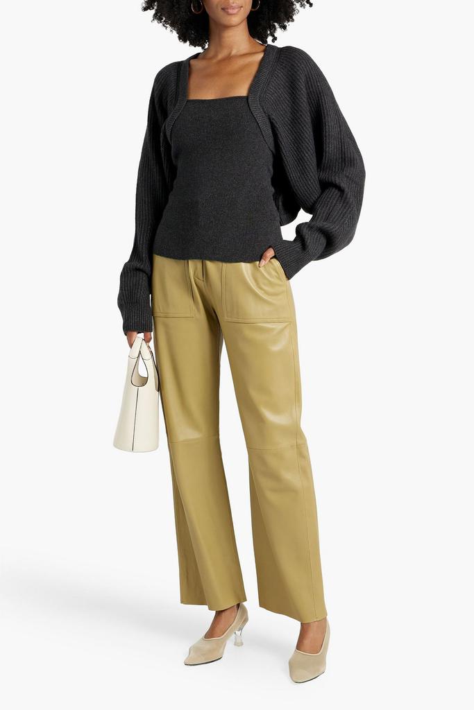 Naadam Ribbed wool and cashmere-blend sweater