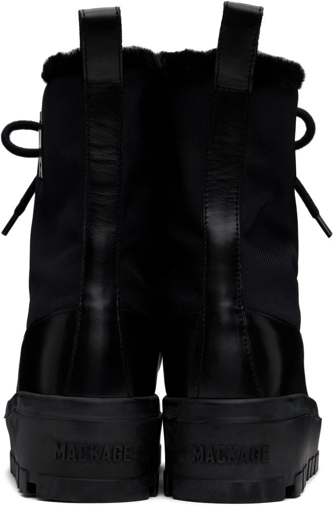 【関税込み】MACKAGE ブラック Hero ブーツ Hero, Shearling-lined winter boot for men | Mackage® US