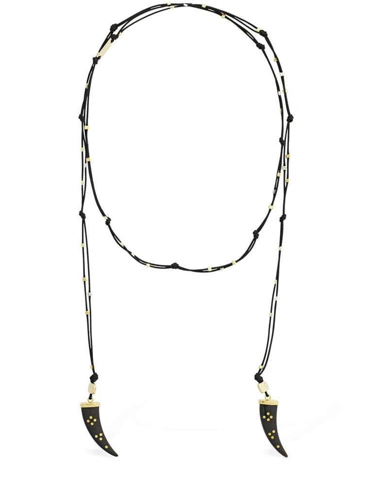 Isabel Marant Shiny Aimable Scarf Necklace 1
