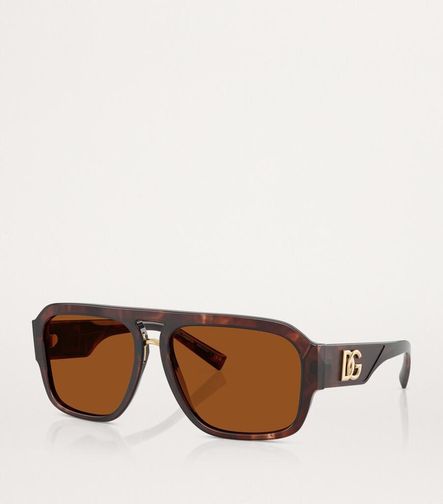 Dolce & Gabbana Acetate Pilot Sunglasses