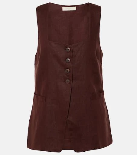 Faithfull the Brand Maya linen vest 1