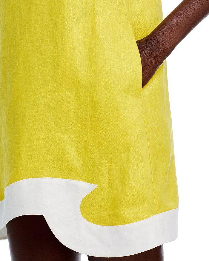 Staud Allori Linen Mini Dress 6