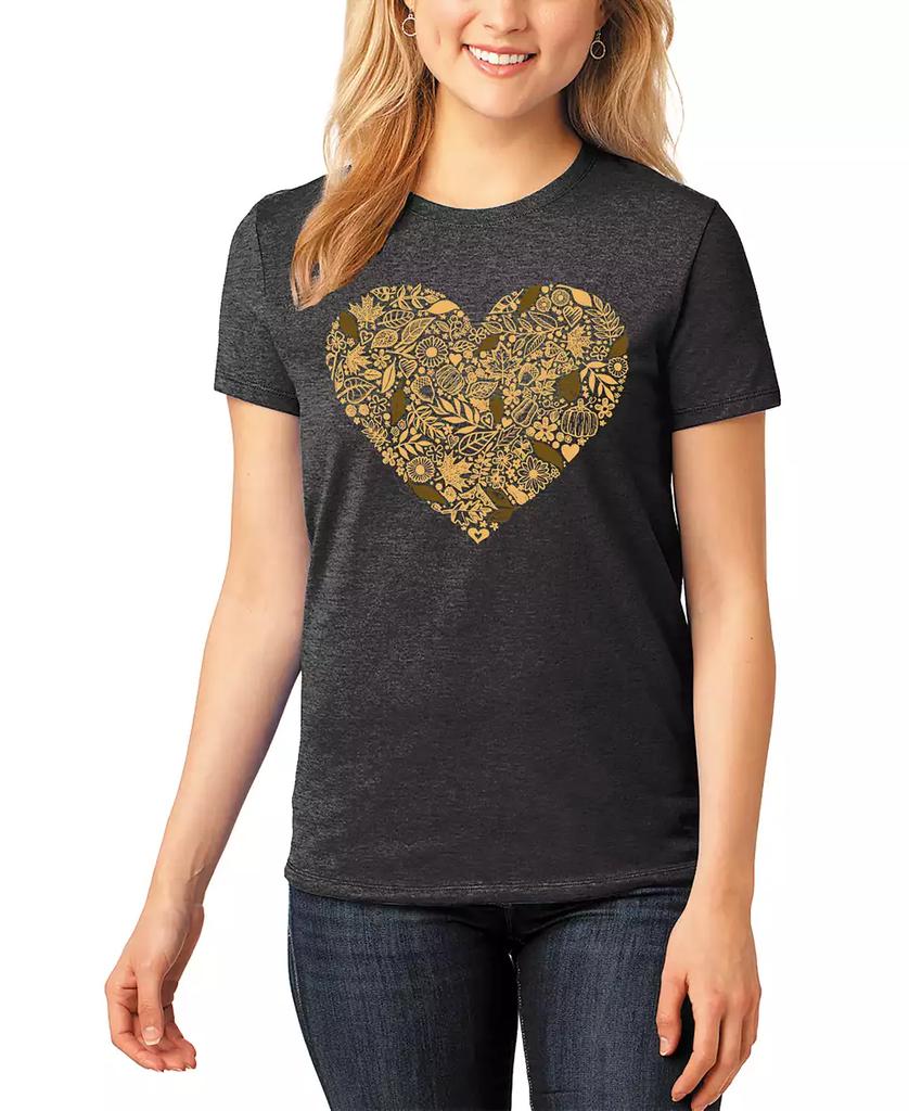 LA Pop Art Women's Fall Vibes Premium Blend Art T-Shirt