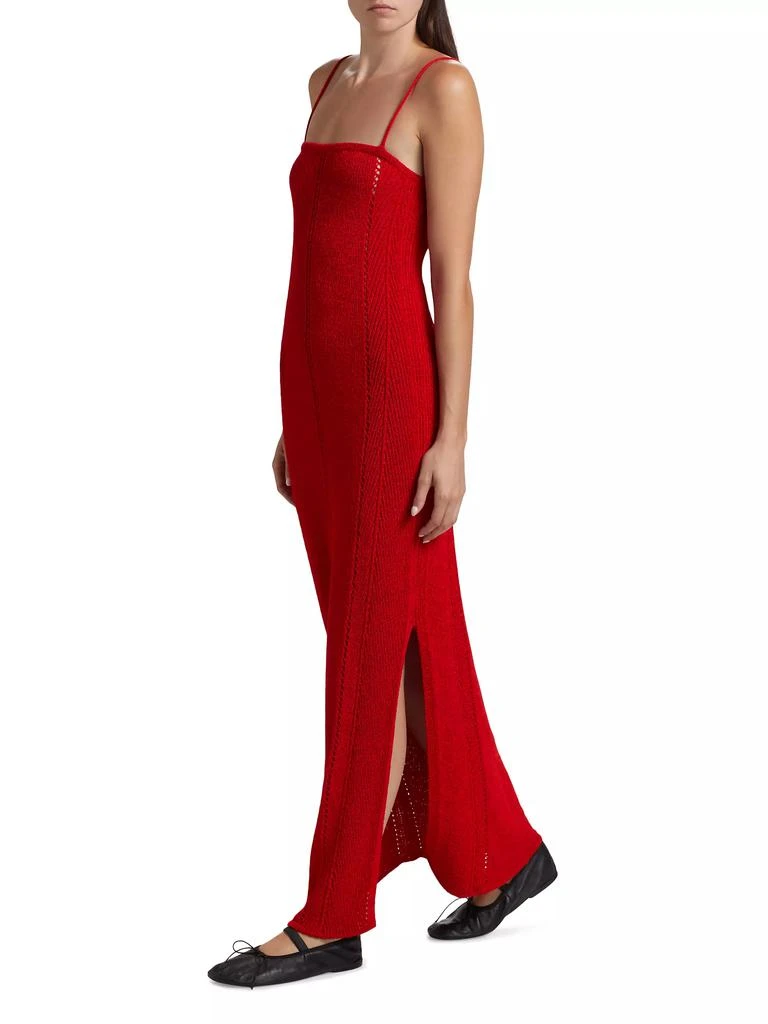 Proenza Schouler Suki Pointelle-Knit Slipdress 2