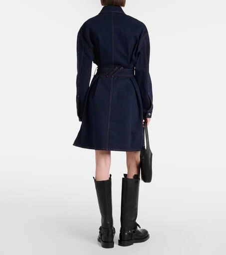 Burberry Belted denim shirt dress 3