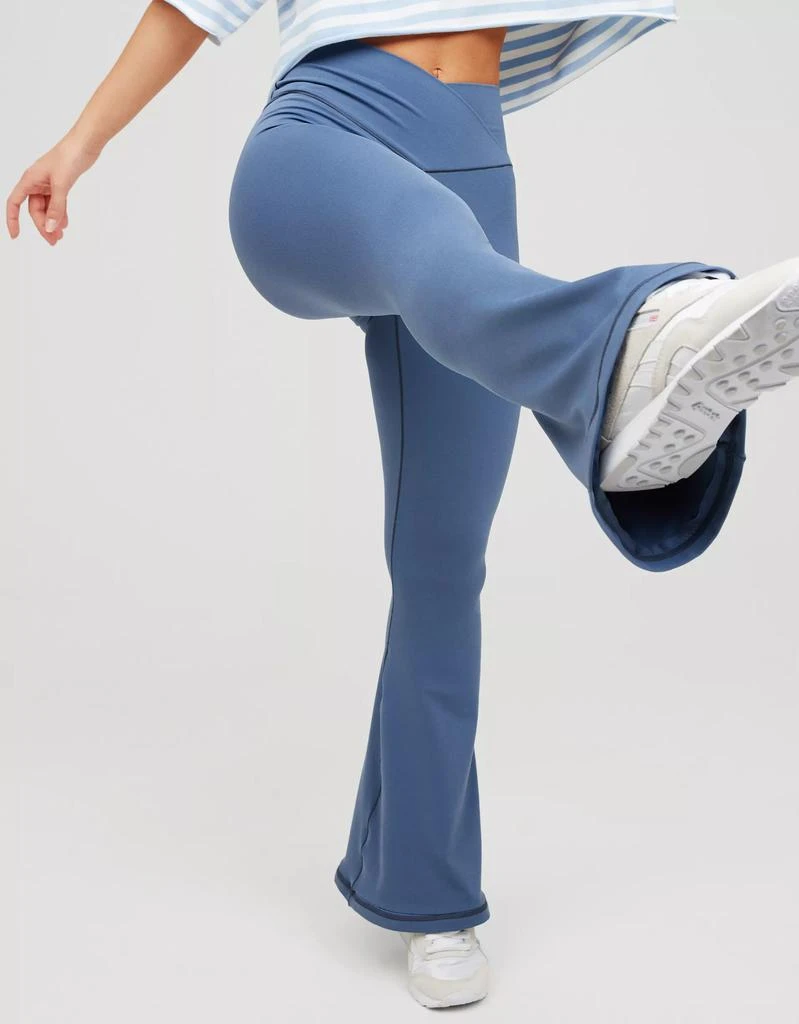 OFFLINE OFFLINE By Aerie Real Me High Waisted Crossover Flare Legging 1