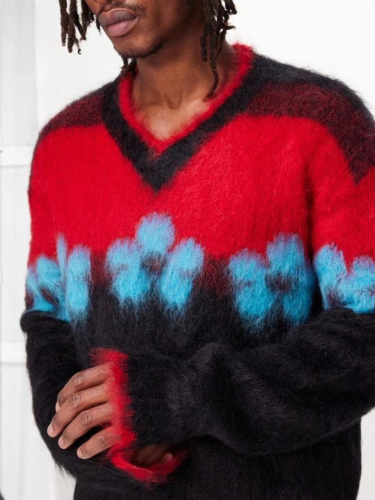 Marni Fuzzy Wuzzy flowers mohair-blend sweater 3