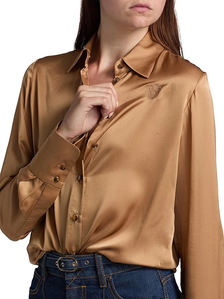 Zimmermann Hypnotic Silk Satin Shirt 6