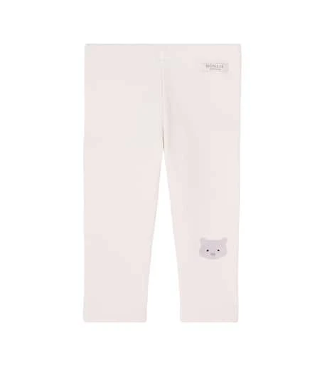 Donsje Baby Soenie embroidered cotton-blend leggings