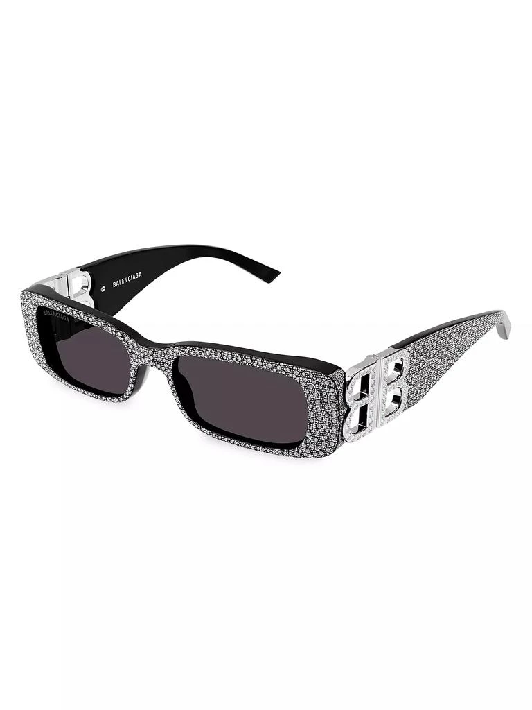 Balenciaga Dynasty 51MM Rectangular Sunglasses 2