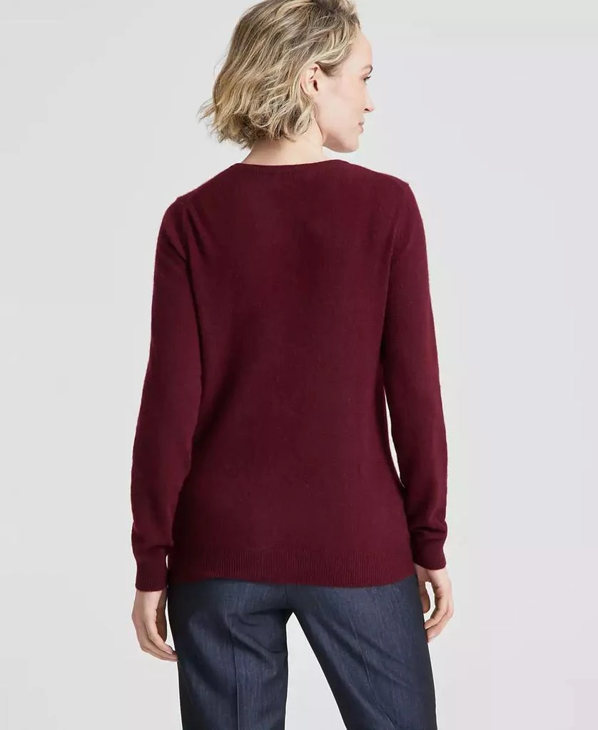 Charter Club 100% Cashmere Women's Long-Sleeve Crewneck Sweater, Created for Macy's 2