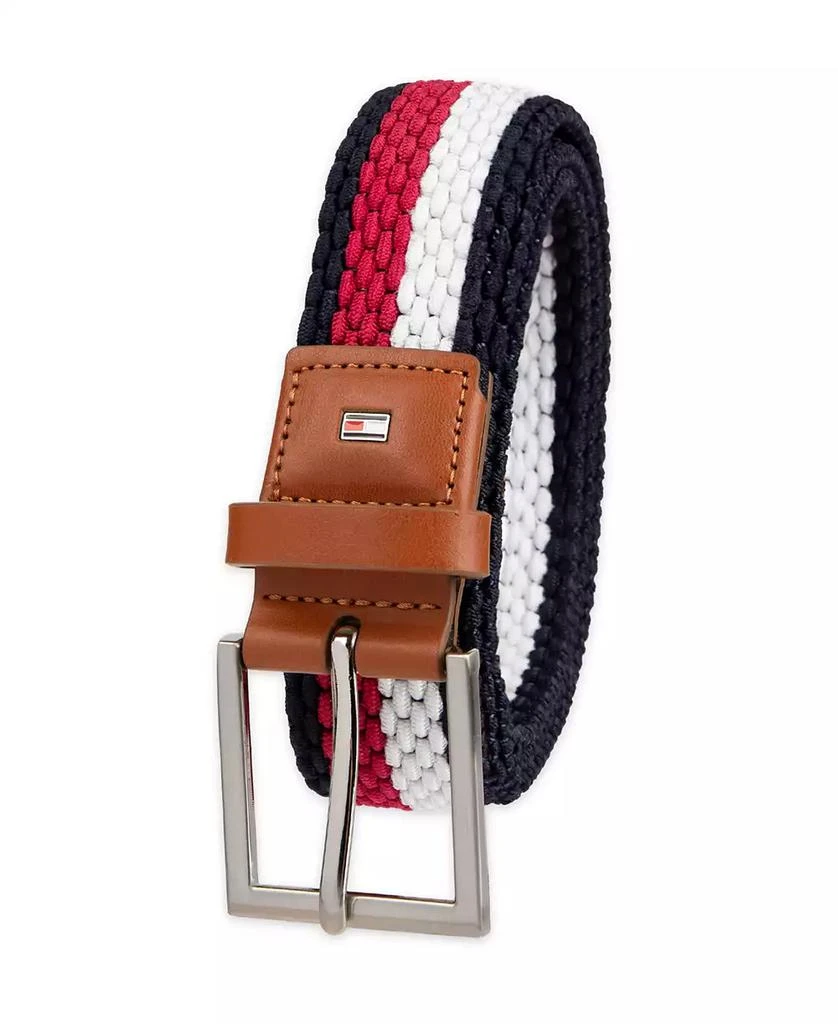 Tommy Hilfiger Men
s Giftable Boxed Fully Adjustable Stretch Casual Braided Belt 3