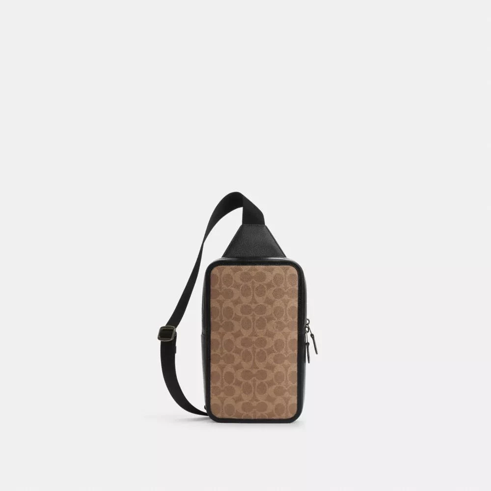 Coach Sullivan Pack In Signature Canvas 1
