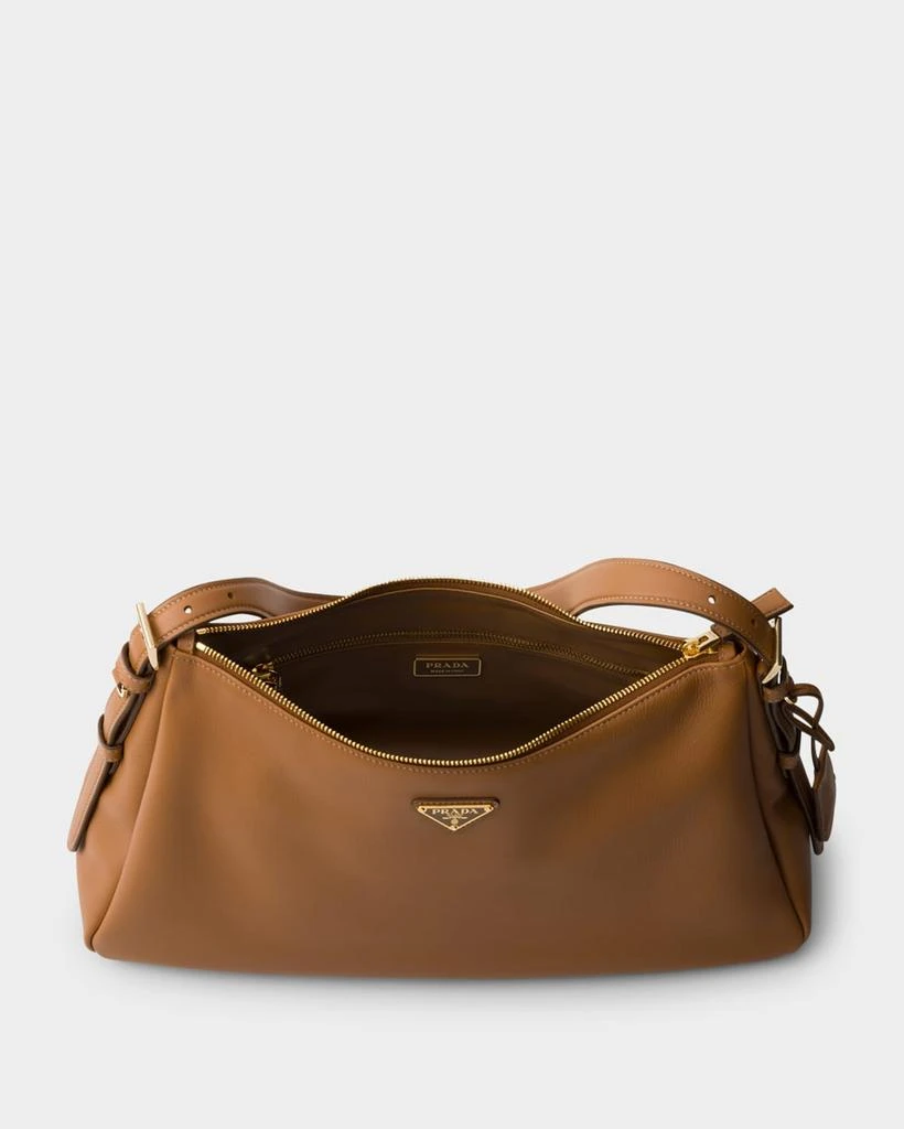Prada Aimee Large Calfskin Leather Shoulder Bag 4