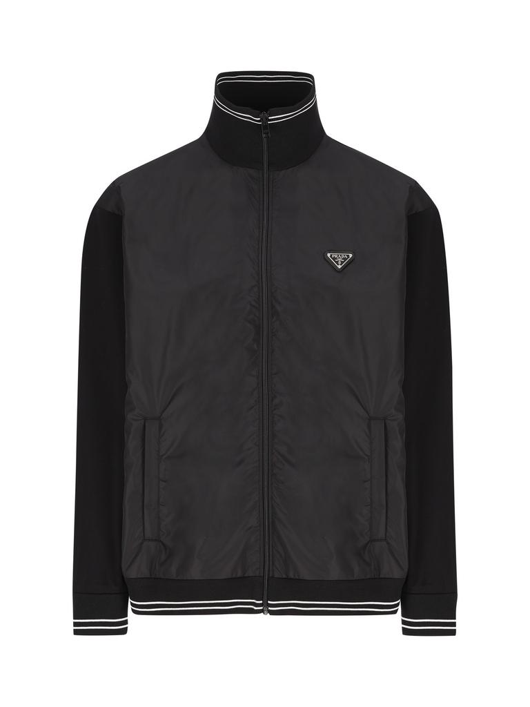 Prada Prada Triangle-Logo Zipped Coat - Jackets - Free Prada Prada Triangle-Logo Zipped Coat - Jackets - Free