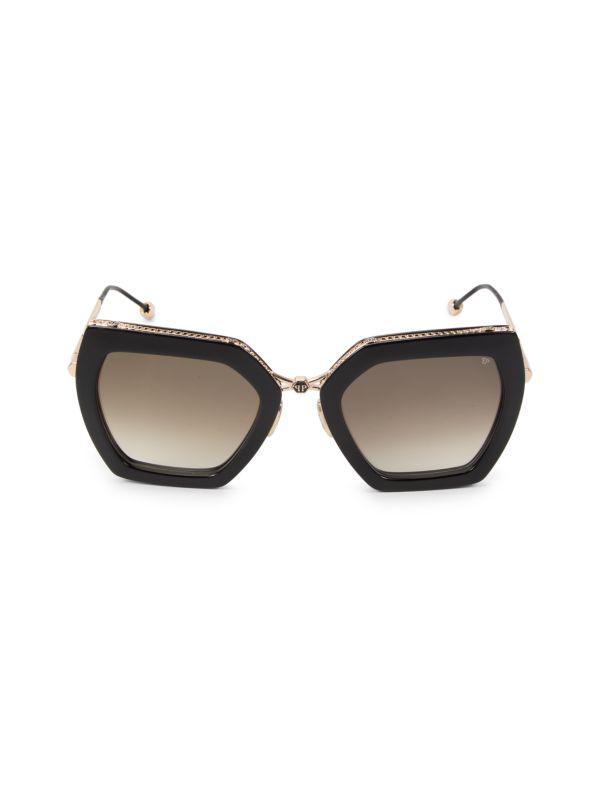 Philipp Plein 53MM Butterfly Sunglasses