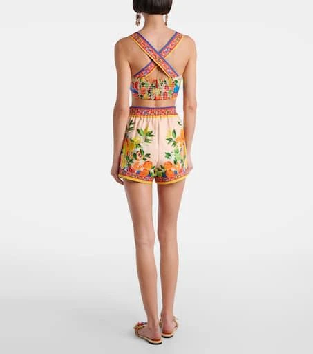 Dolce
Gabbana Taormina printed cotton bra top 3